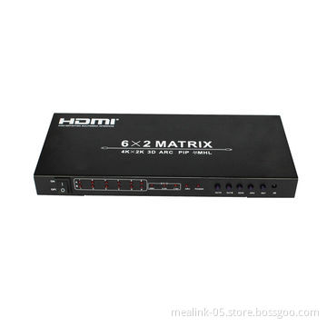 6x2 HDMI 1.4V Matrix with IRNew